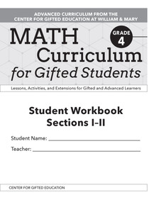 Math Curriculum for Gifted Students - 9781646320240 by Clg Of William And Mary/Ctr Gift Ed, Molly Bryan Talbot, 9781646320240