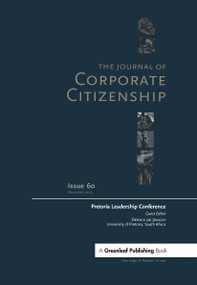 Pretoria Leadership Conference (A special theme issue of The Journal of Corporate Citizenship (Issue 60)) by Derick De Jongh, 9781783533596
