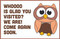 Visitor Postcard: Come Again (Package of 25) (Whoooo is Gload You Visited?) by Broadman Church Supplies Staff, 9781087765426