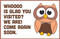 Visitor Postcard: Come Again (Package of 25) (Whoooo is Gload You Visited?) by Broadman Church Supplies Staff, 9781087765426
