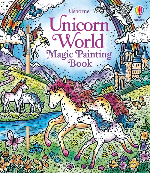 Unicorn World Magic Painting Book by Abigail Wheatley, Elzbieta Jarzabek, 9781805070825