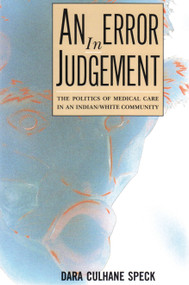 An Error in Judgement by Dara Culhane, 9780889222465