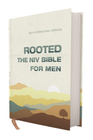 Rooted: The NIV Bible for Men, Hardcover, Cream, Comfort Print by Livingstone Corporation, Zondervan, 9780310462552