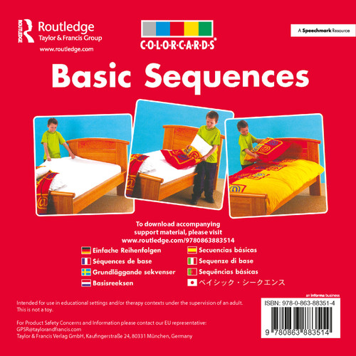 Basic Sequences: Colorcards by Speechmark, 9780863883514