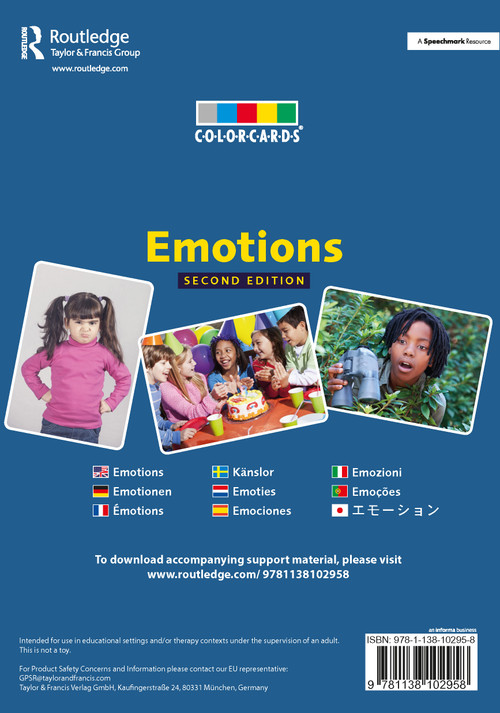 Emotions: Colorcards (2nd Edition) by Speechmark, 9781138102958