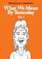 What We Mean by Yesterday (Vol. 1) by Benjamin Marra, 9781683969730