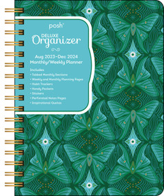 Posh: Deluxe Organizer 17-Month 2023-2024 Monthly/Weekly Hardcover Planner Calen (Blue Butterflies) by Andrews McMeel Publishing, 9781524879150