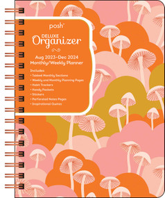 Posh: Deluxe Organizer 17-Month 2023-2024 Monthly/Weekly Hardcover Planner Calen (Shroom Fantasy) by Andrews McMeel Publishing, 9781524879167