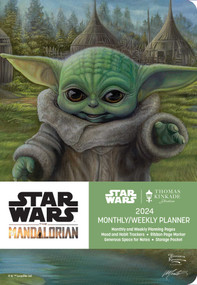 THE MANDALORIAN by Thomas Kinkade Studios 12-Month 2024 Monthly/Weekly Planner Calen (Child's Play) by Thomas Kinkade Studios, 9781524880378