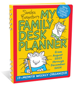 Sandra Boynton's My Family Desk Planner 17-Month 2023-2024 Weekly/Monthly Organi by Sandra Boynton, 9781524880439