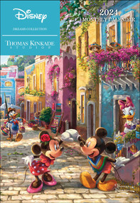 Disney Dreams Collection by Thomas Kinkade Studios: 12-Month 2024 Monthly Pocket by Thomas Kinkade Studios, Thomas Kinkade, 9781524883683