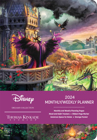 Disney Dreams Collection by Thomas Kinkade Studios 12-Month 2024 Monthly/Weekly (Maleficent) by Thomas Kinkade Studios, 9781524884277
