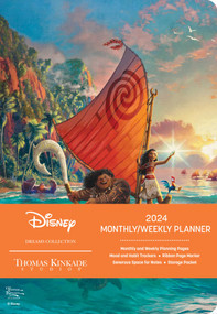Disney Dreams Collection by Thomas Kinkade Studios 12-Month 2024 Monthly/Weekly (Moana) by Thomas Kinkade Studios, 9781524884284