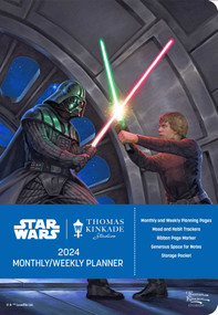 STAR WARS by Thomas Kinkade Studios 12-Month 2024 Monthly/Weekly Planner Calenda by Thomas Kinkade Studios, 9781524884307