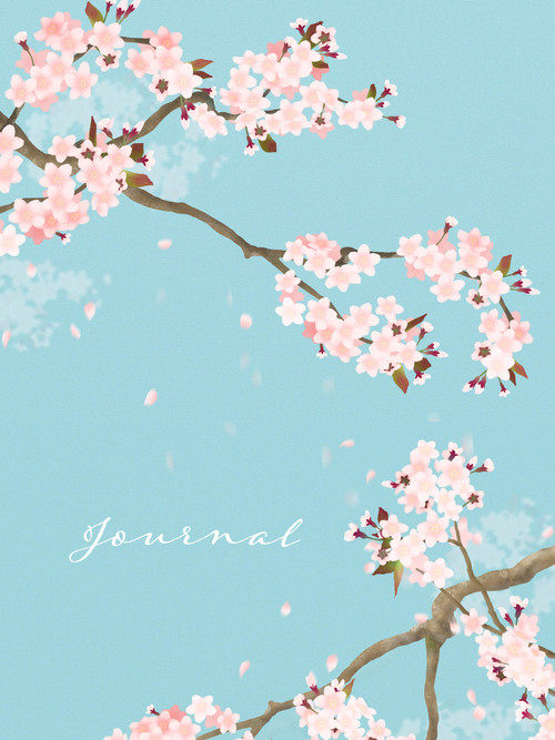 Spring Cherry Blossoms Journal by Editors of Chartwell Books, 9780785844310