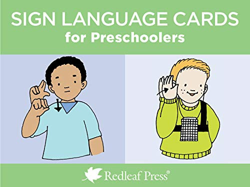 Sign Language Cards for Preschoolers by Redleaf Press, 9781605546919
