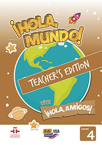 Hola Mundo 4  - Teacher Print Edition plus 5 years Online Premium access (all digital included) + Hola amigos 5 years by Pilar Valero, Inmaculada Gago Felipe, M.ª del Mar Garrido Jiménez, 9788491793298