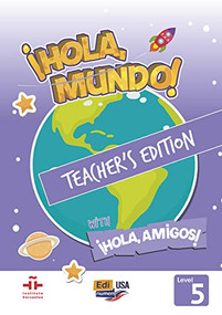 Hola Mundo 5 - Teacher Print Edition plus 5 years Online Premium access (all digital included)+ Hola amigos 5 years by Pilar Valero, Inmaculada Gago Felipe, M.ª del Mar Garrido Jiménez, 9788491793335