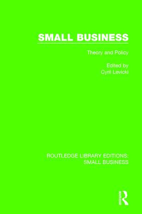 Small Business (Theory and Policy) - 9781138686939 by Cyril Levicki, 9781138686939