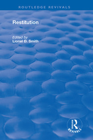Restitution - 9781138637603 by Lionel Smith, 9781138637603