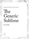 The Generic Sublime by Ciro Najle, 9781940291758