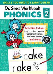 Dr. Seuss Phonics Level 2 Workbook (A Phonics Workbook to Help Kids Ages 5-7 Learn to Read (For Kindergarten and 1stGrade)) by Dr. Seuss, 9780593712474