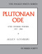 Plutonian Ode (And Other Poems 1977-1980) by Allen Ginsberg, 9780872861251