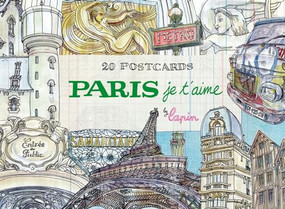 Paris, je t'aime (20 Postcards Book) by Lapin, 9788416851003
