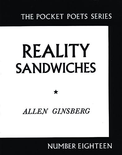 Reality Sandwiches (1953-1960) by Allen Ginsberg, 9780872860216