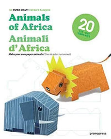 3D Paper Craft Animals of Africa by Patrick Pasques, 9788492810758