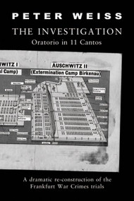 The Investigation - 9780714503011 by Peter Weiss, 9780714503011