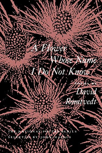 A Flower Whose Name I Do Not Know by David Romtvedt, 9781556590467