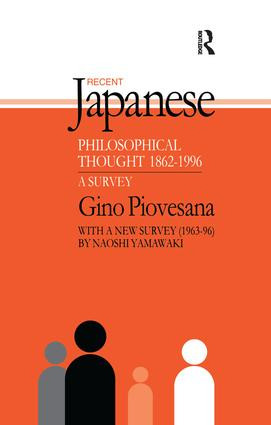 Recent Japanese Philosophical Thought 1862-1994 (A Survey) - 9781138997080 by Gino K. Piovesana, 9781138997080