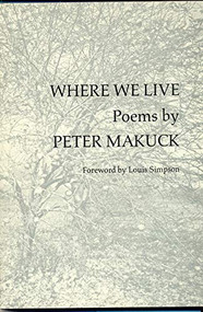 Where We Live - 9780918526410 by Peter Makuck, 9780918526410