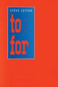 To and For by Steve Levine, 9780918273710