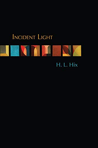 Incident Light (poems) by H. L. Hix, 9780974599519