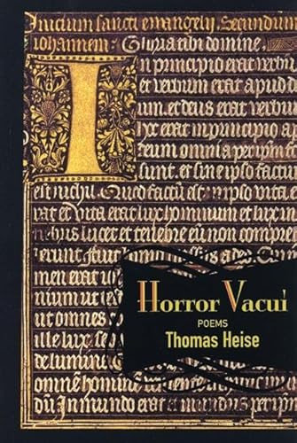 Horror Vacui (Poems) - 9781932511321 by Thomas Heise, 9781932511321