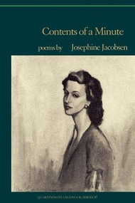 Contents of A Minute (Poems) by Josephine Jacobsen, 9781932511581