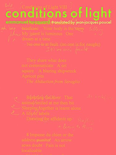 Conditions of Light by Emmanuel Hocquard, Jean-Jacques Poucel, 9781934200193