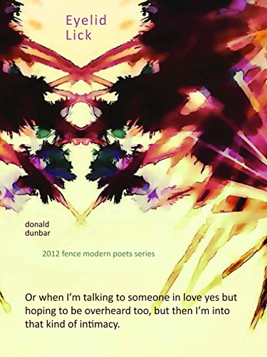 Eyelid Lick by Donald Dunbar, 9781934200636