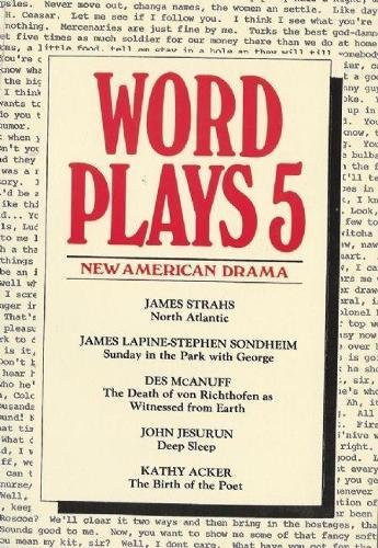 Wordplays Five (New American Drama) by James Strahs, et al., 9781555540074