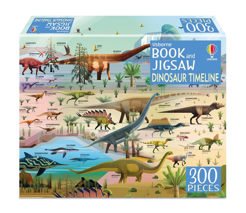 Usborne Book and Jigsaw Dinosaur Timeline by Rachel Firth, 9781805079231