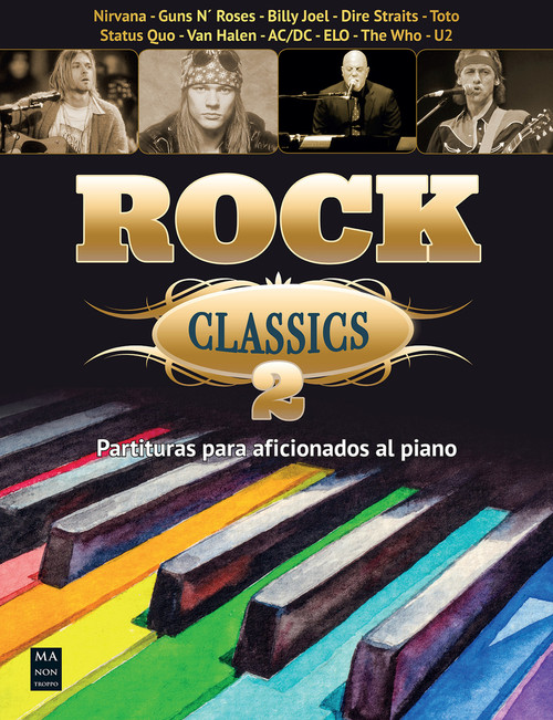 Rock Classics 2 (Partituras para aficionados al piano) (Spanish Edition) by Miguel Ángel Fernández, 9788418703591