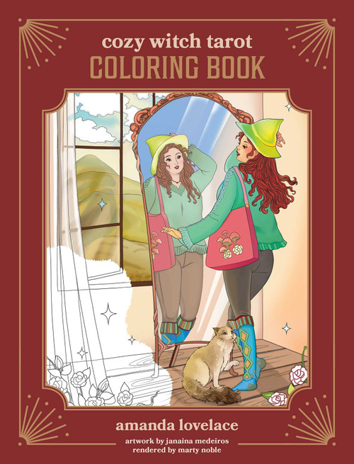 Cozy Witch Tarot Coloring Book by Amanda Lovelace, 9781524876692