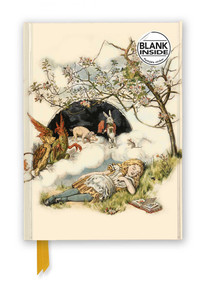 British Library: Alice Asleep, from Alice's Adventures in Wonderland (Foiled Blank Journal) by Flame Tree Studio, 9781804178348