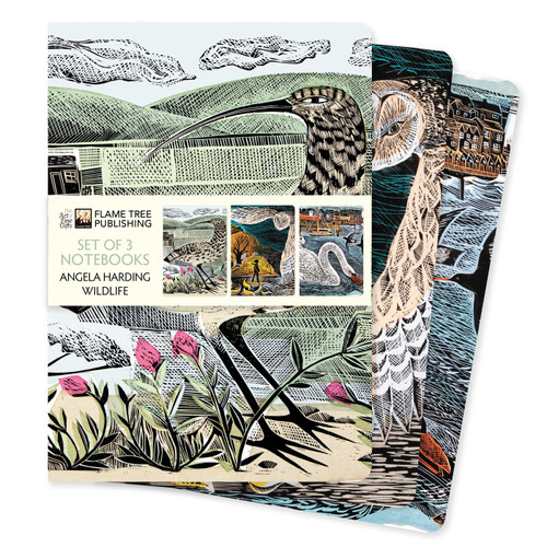 Angela Harding: Wildlife Set of 3 Standard Notebooks by Flame Tree Studio, 9781804178379