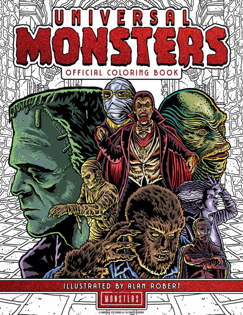 Universal Monsters: The Official Coloring Book by Alan Robert, 9798886634150