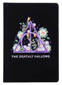 Harry Potter: Deathly Hallows Embroidered Journal by Insights, 9798886635850