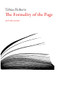 The Formality of the Page by Tobias Roberts, 9781628971859