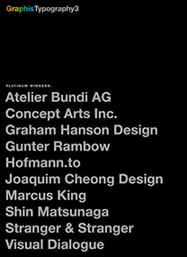 Graphis Typography 3 by B. Martin Pedersen, 9781932026979